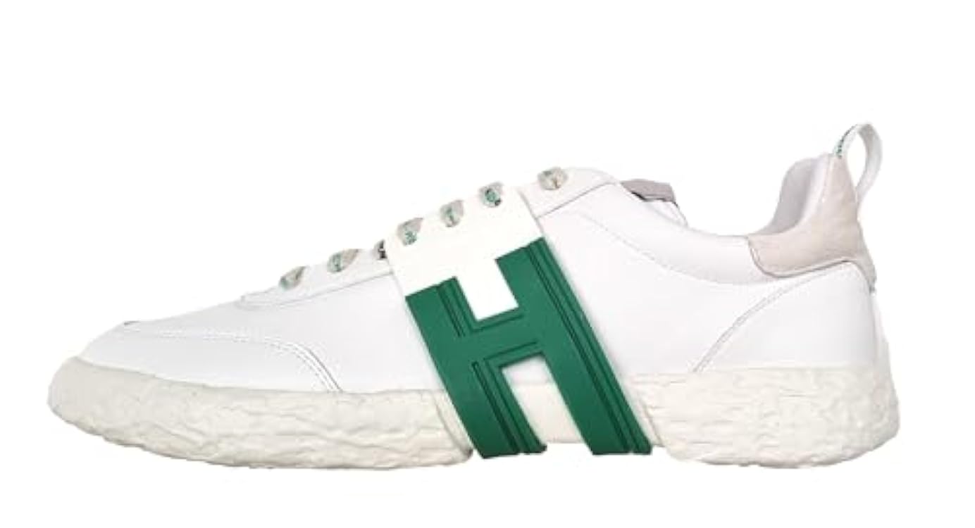 Hogan Scarpe Sneakers Recycle 3R H5M5900EF12QP9B001 Bianco-Verde 611296502