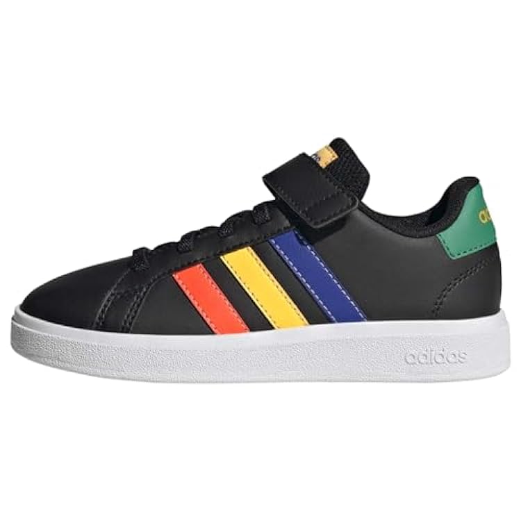 adidas Grand Court Elastic Lace And Top Strap Shoes, Sneaker Unisex-Bambini e Ragazzi 157064294