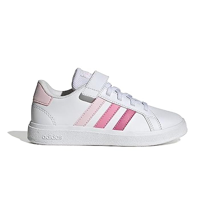 adidas Grand Court Elastic Lace And Top Strap Shoes, Sneaker Unisex-Bambini e Ragazzi 157064294