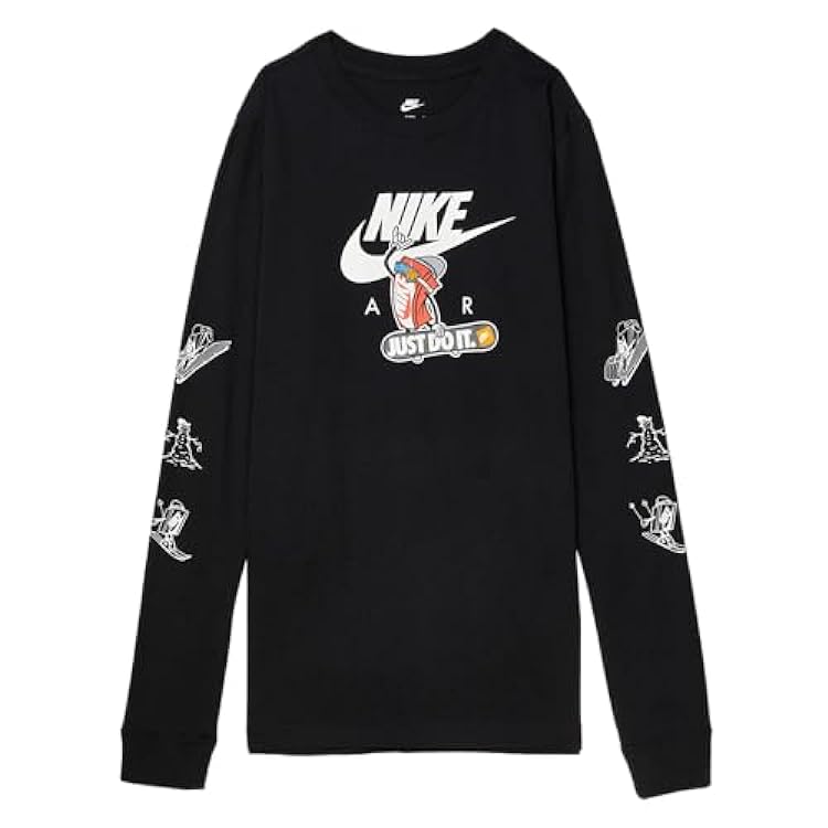 Nike U NSW LS Tee Boxy Ho22 T-Shirt Unisex - Bambini e 