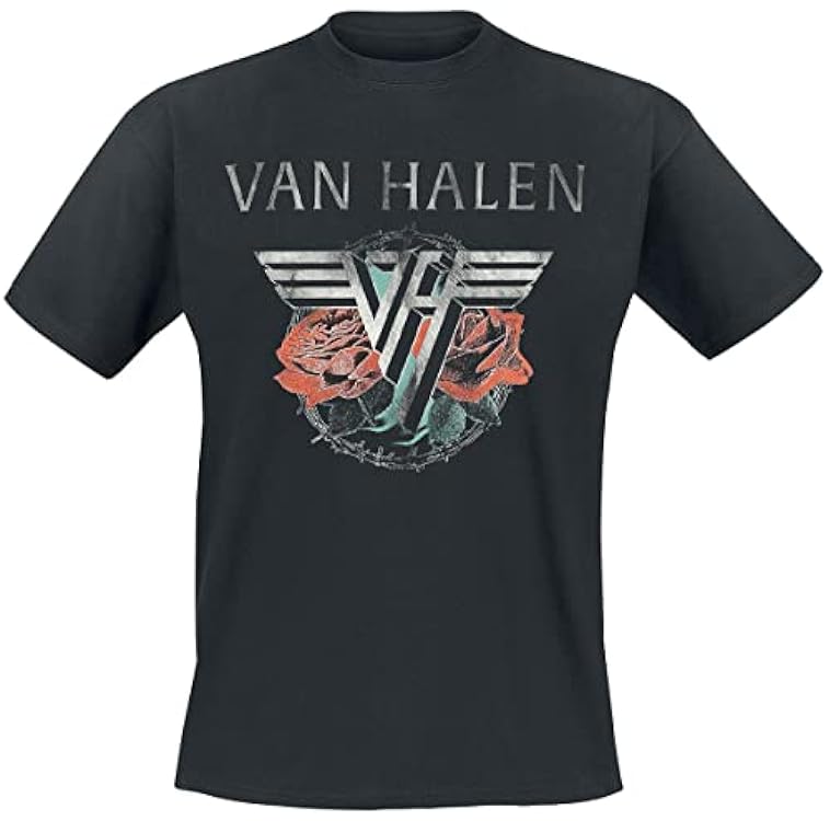 Van Halen Tour 1984 Uomo T-Shirt Nero Regular 361336320